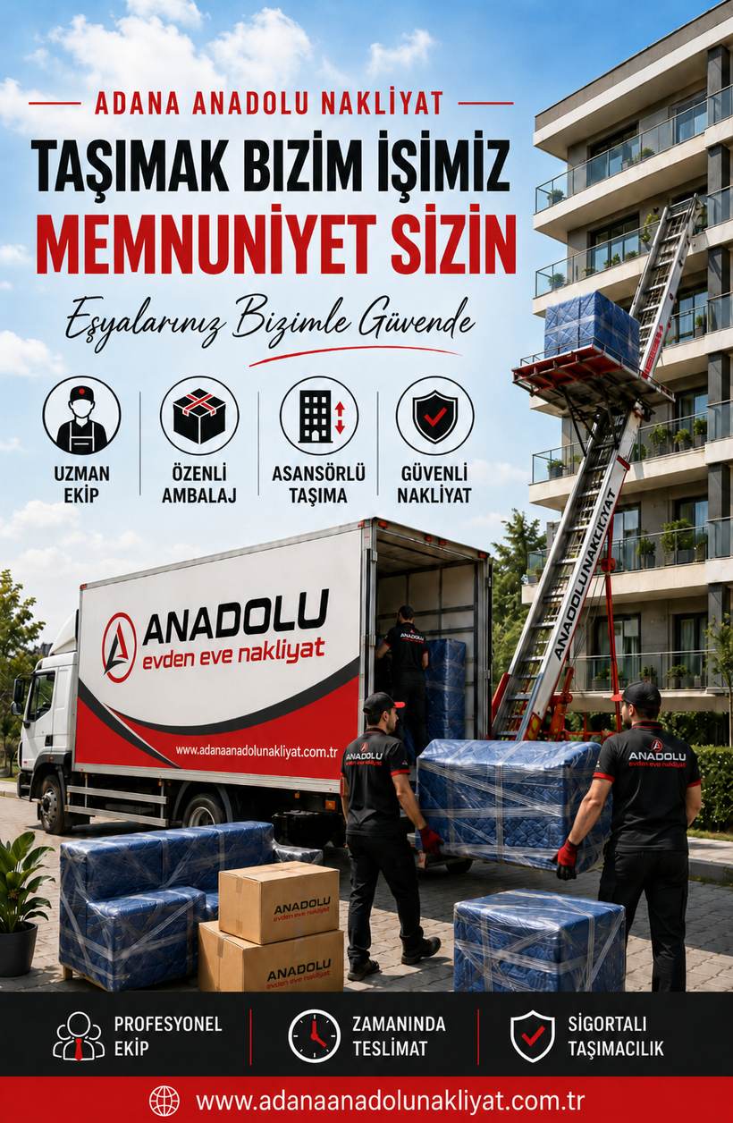 Adana Evden Eve Nakliyat ve Taşımacılık - Adana Anadolu Nakliyat Adana Evden Eve Nakliyat ve Taşımacılık - Adana Anadolu Nakliyat